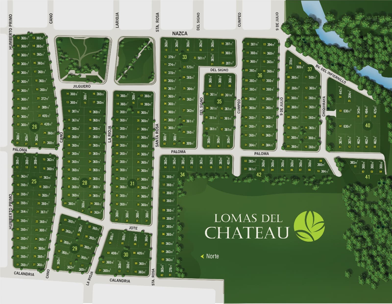 Venta LOTE en Barrio Lomas del Chateau, Cordoba ID: 4066 - Imagen 1