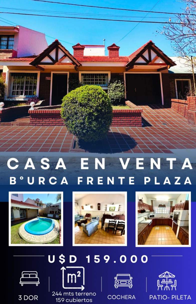 Casa en Venta en Barrio Urca  Frente a Plaza - Imagen 1
