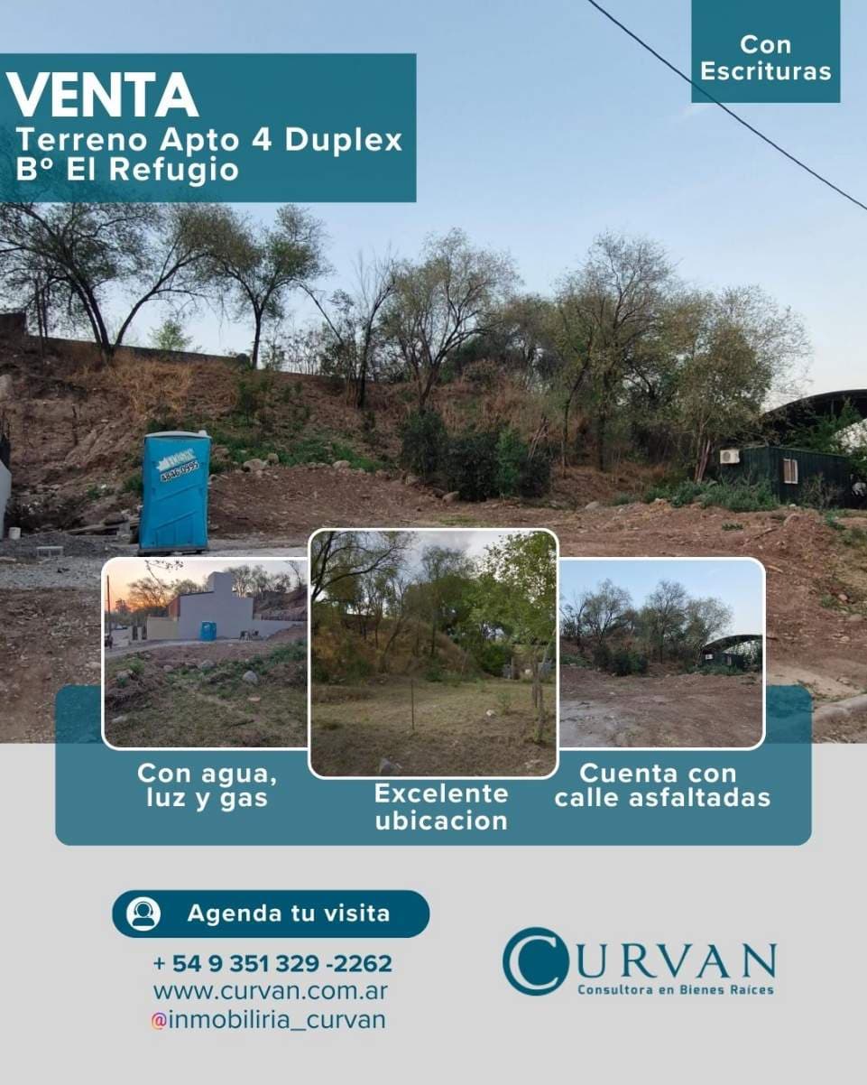 Oportunidad en Barrio El Refugio  Terreno con Escritura - Imagen 1