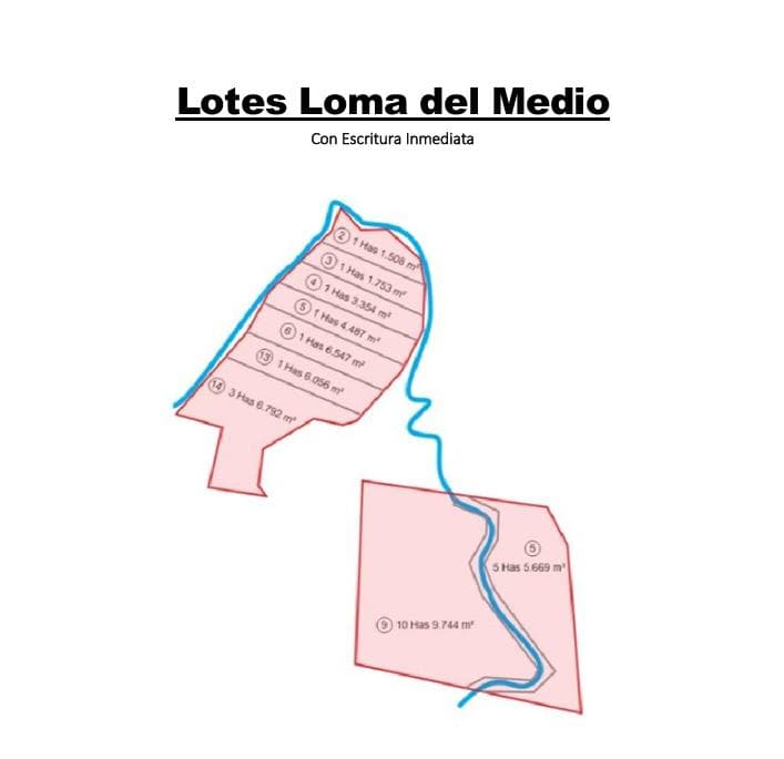 Terrenos en Venta  Lomas del Medio, La Cumbrecita  Río del Medio - Imagen 1