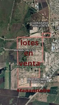 VENTA DE  LOTES DISPONIBLES EN MANANTIALES - Imagen 1