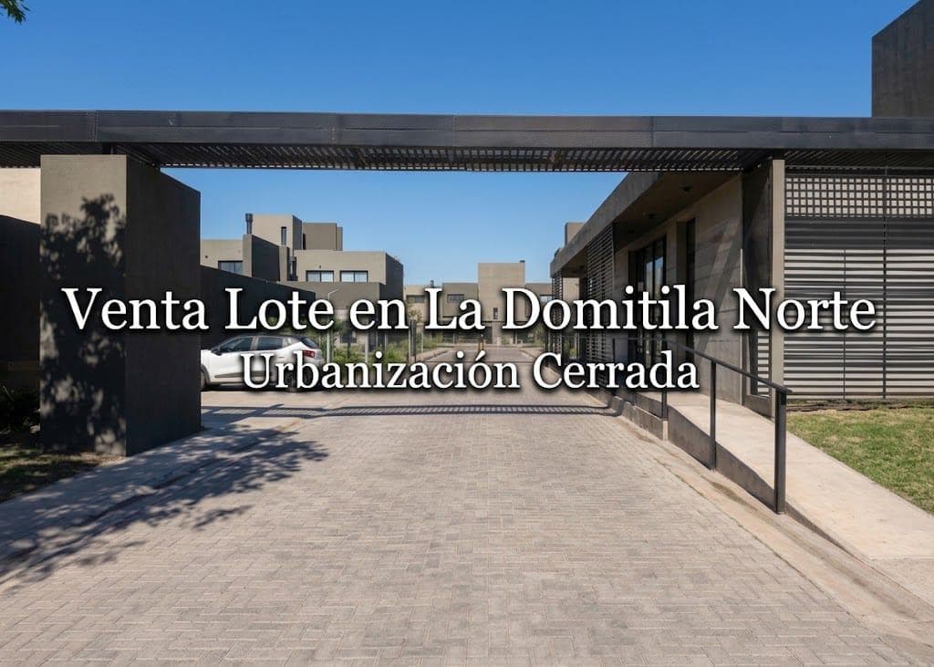 VENTA  LOTE PARA DESARROLLO DE CONDOMINIO EN LA DOMITILA NORTE  ZONA NORTE